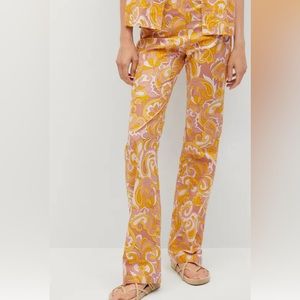 NWT Mango vacation funky pants